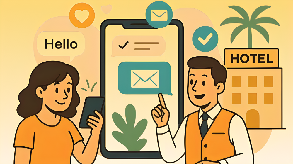 Hotel guest messaging